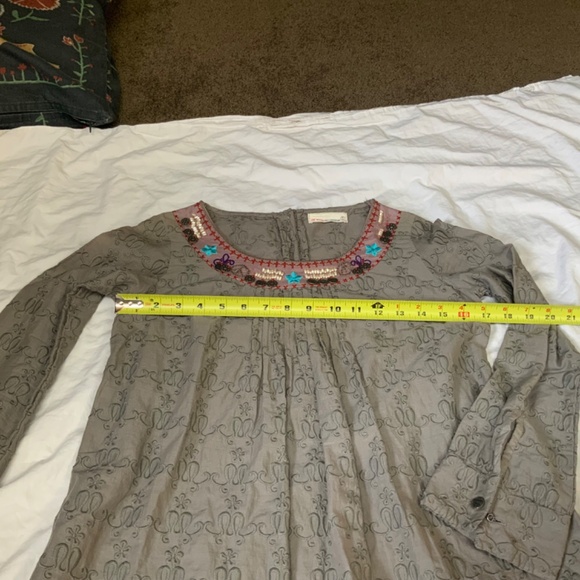 Embroidered and Embellished Tunic Blouse by Odd Molly size small - Picture 4 of 15